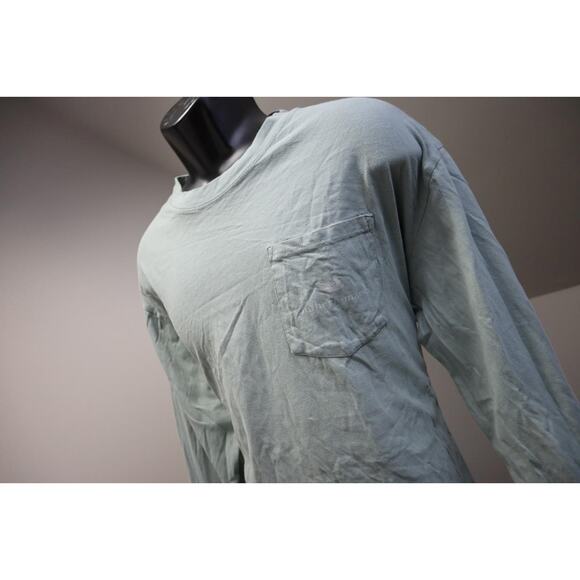 Southern Marsh Tee Shirt Aqua Graphic Long Sleeve Front Pocket Mens Sz XL - Picture 3 of 9